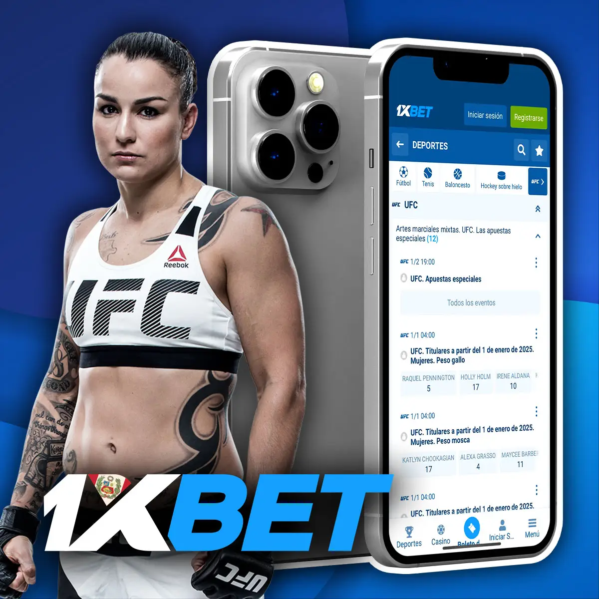 Ventajas de apostar a UFC en la app móvil de 1xbet